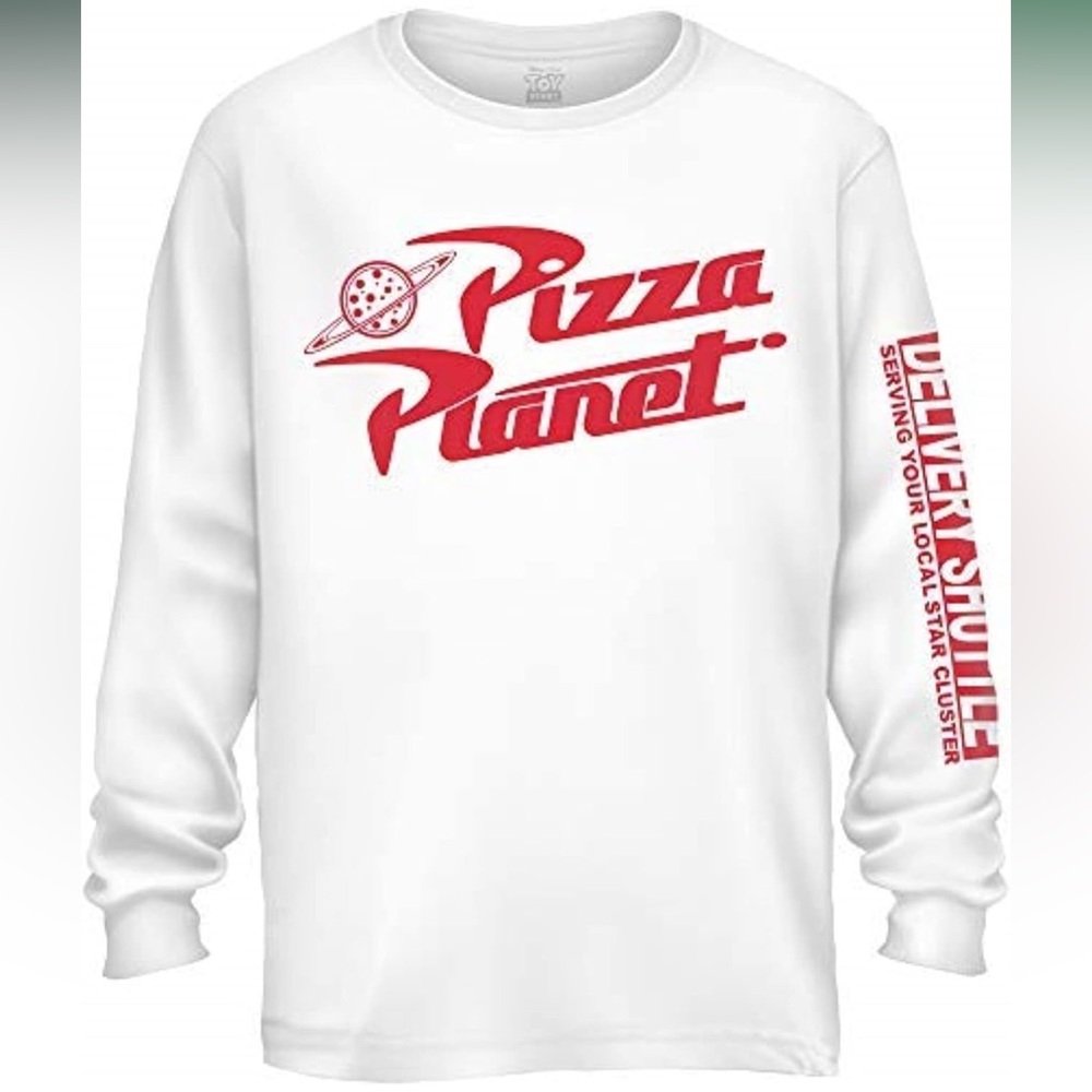 Disney Planet Pizza long sleeve and Hat